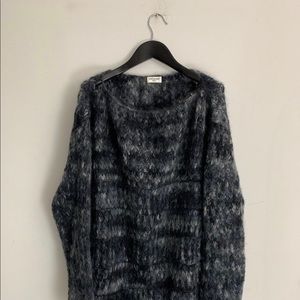 Saint Laurent Grunge Mohair Sweater